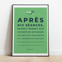 Affiche verte Hearfit